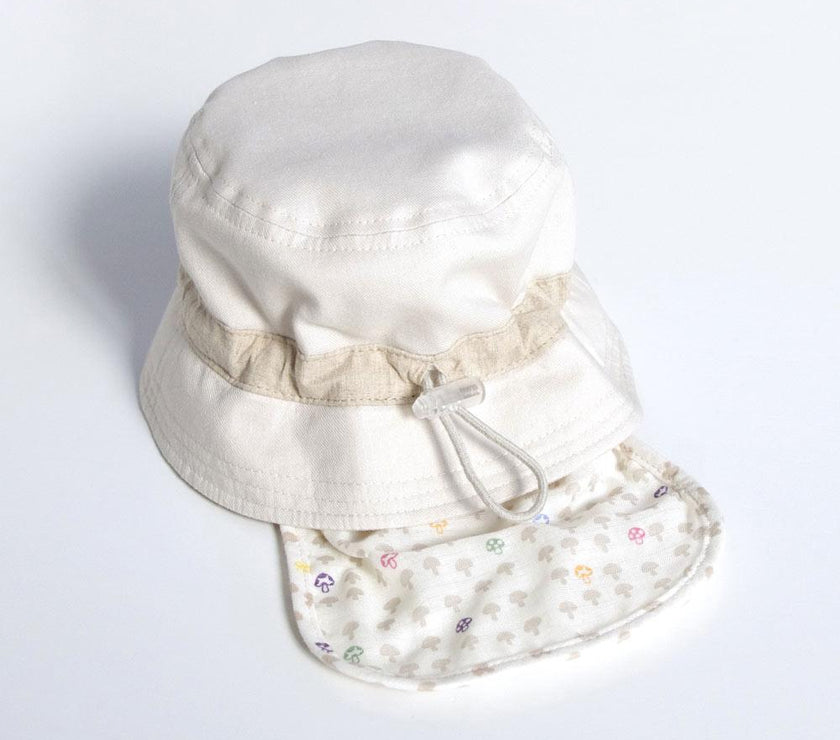Hoppetta Sunbathing Hat - Beige | Little Baby.