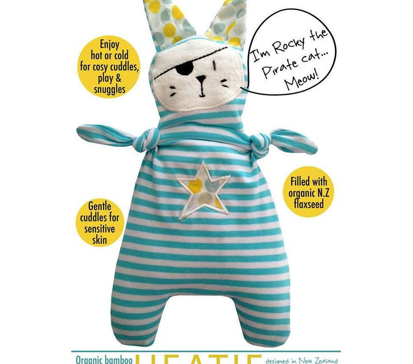 Harry's Garden Organic Rocky the Pirate Cat Heatie | Little Baby.