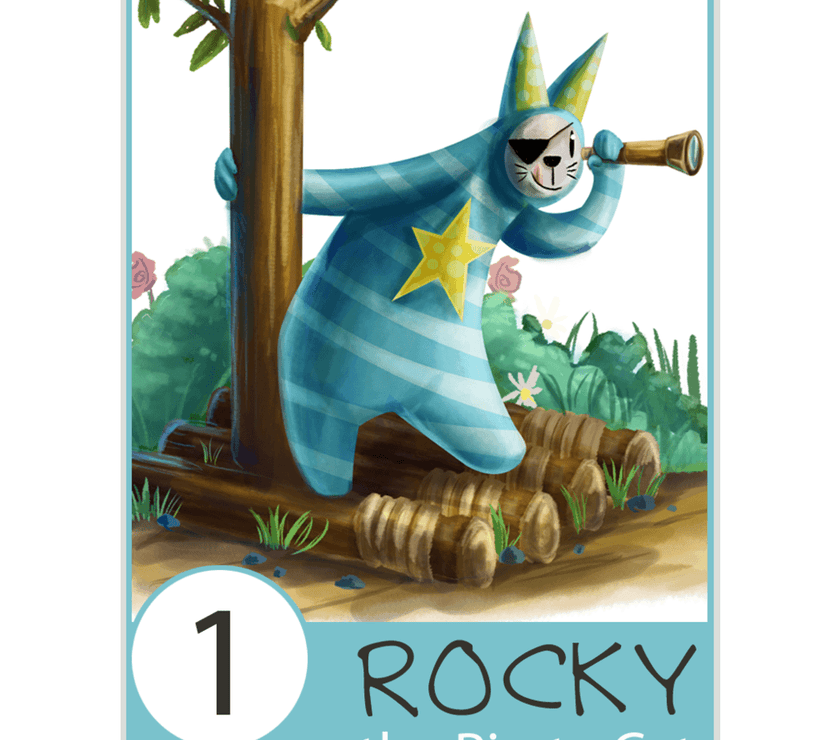Harry's Garden Organic Rocky the Pirate Cat Heatie | Little Baby.