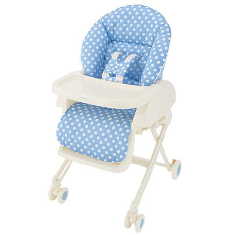 Aprica High-Low Bed & Chair (Blue) | Little Baby.