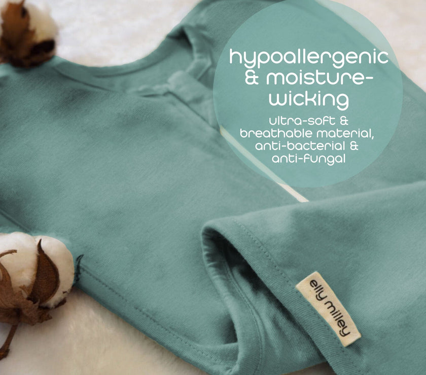 hypoallergenic swaddle moisture wicking material soft and gentle for baby