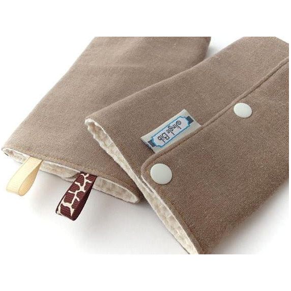 Jinglebib Drool Pad - Chocolate | Little Baby.