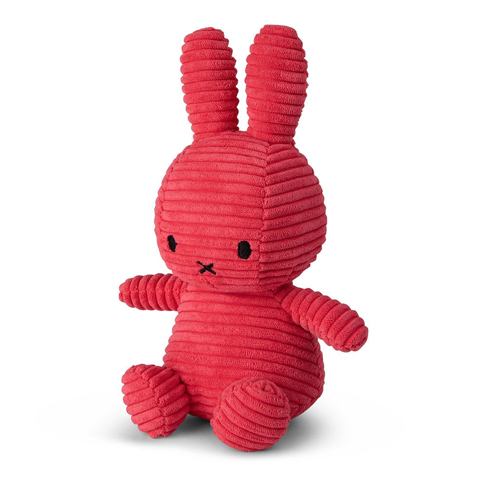 Miffy Sitting Corduroy Fuchsia 23cm