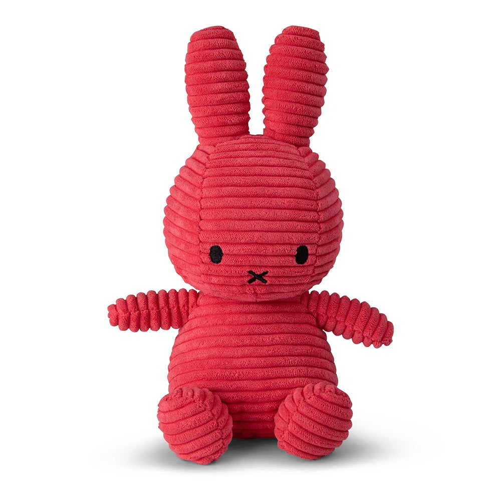 Miffy Sitting Corduroy Fuchsia 23cm