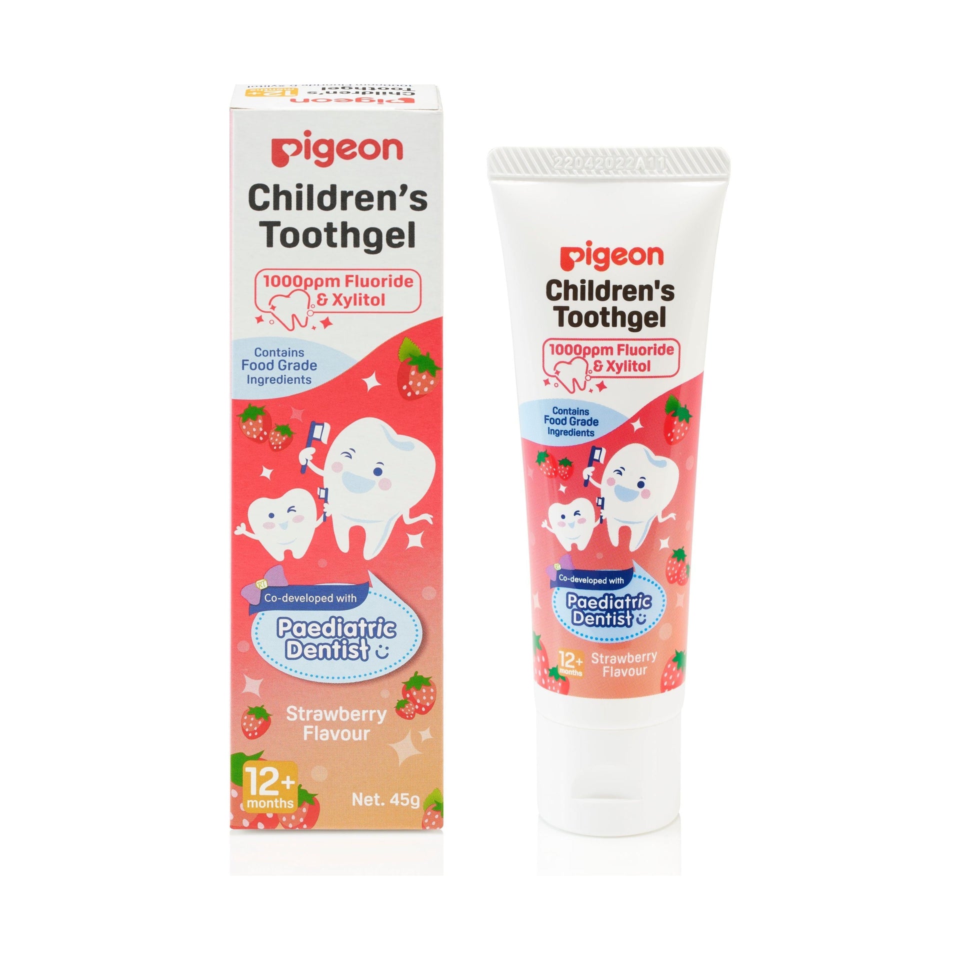 Pigeon Children's Toothgel Strawberry 45g