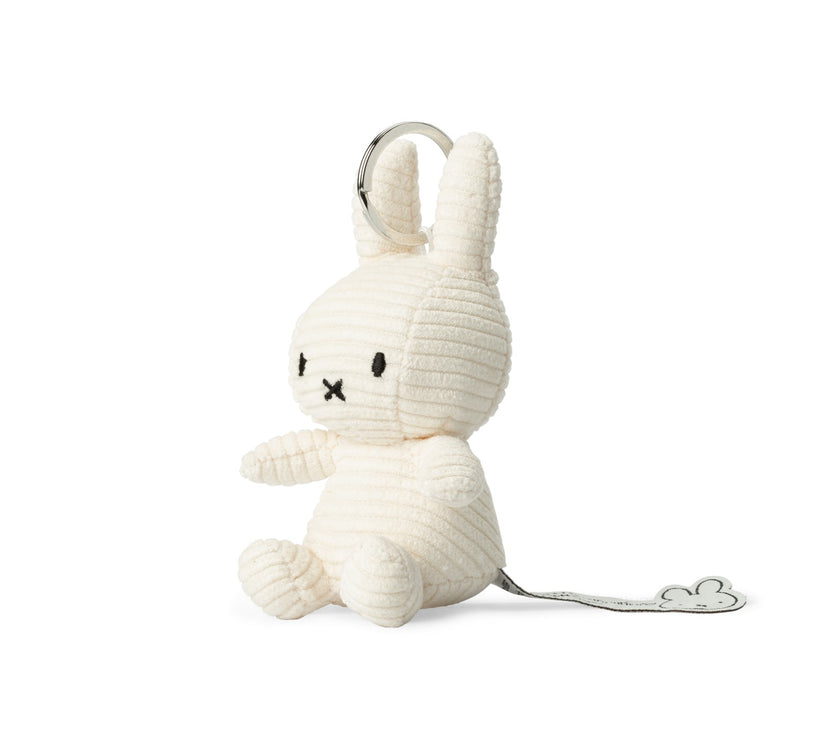 Miffy Keychain Corduroy Offwhite 10cm
