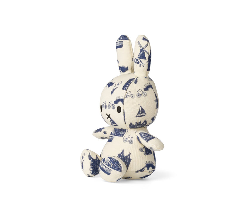 Miffy Sitting Dutch Denim 23cm