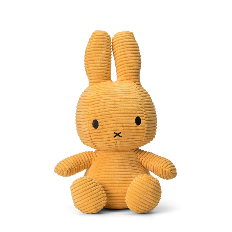 Miffy Sitting Corduroy Yellow 33cm-1