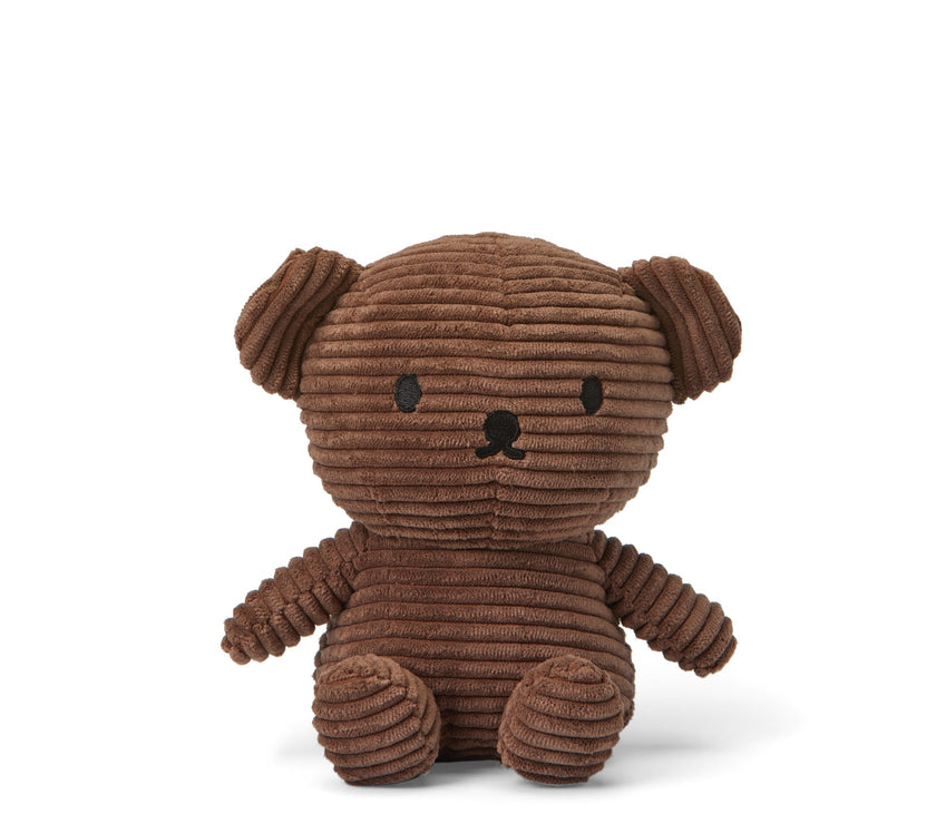 Miffy Boris Bear Corduroy Brown 17cm