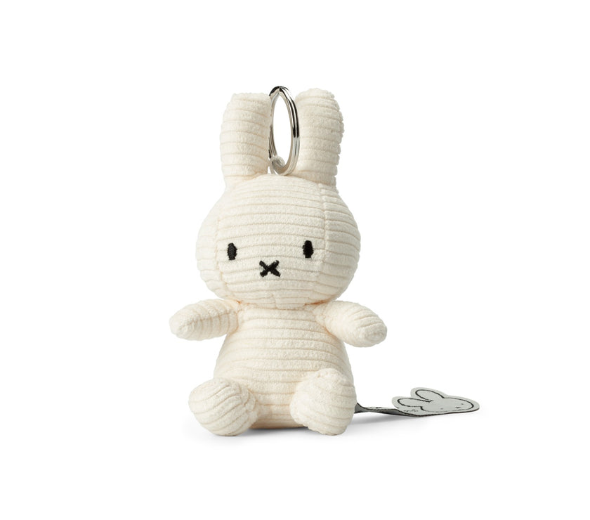 Miffy Keychain Corduroy Offwhite 10cm