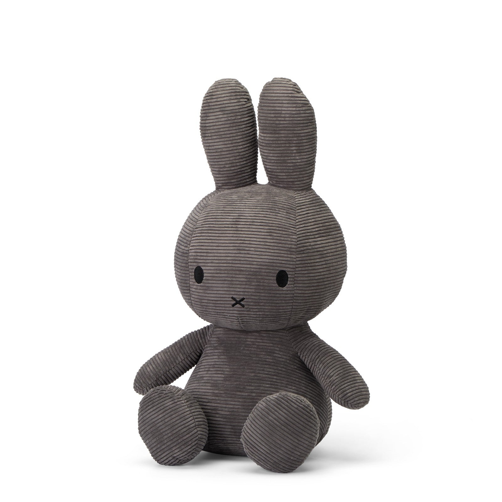 Miffy Sitting Corduroy Grey 70cm