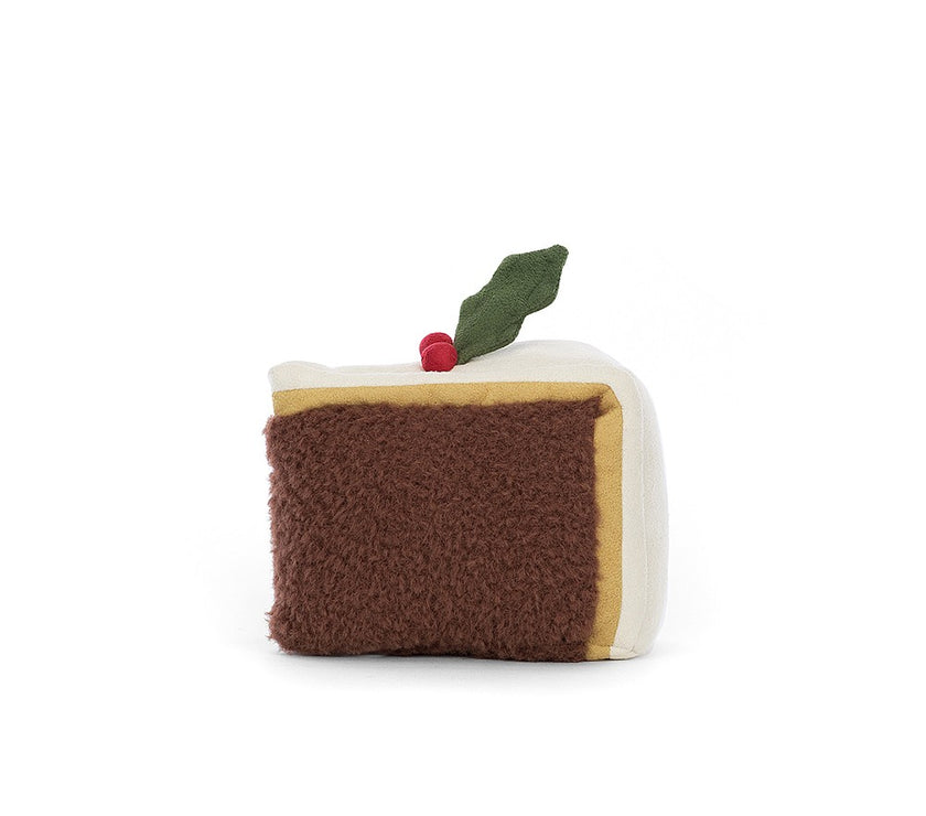 Jellycat Amuseable Slice Of Christmas Cake - H10cm