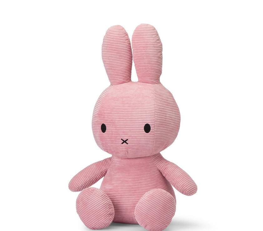 Miffy Sitting Corduroy Pink 70cm