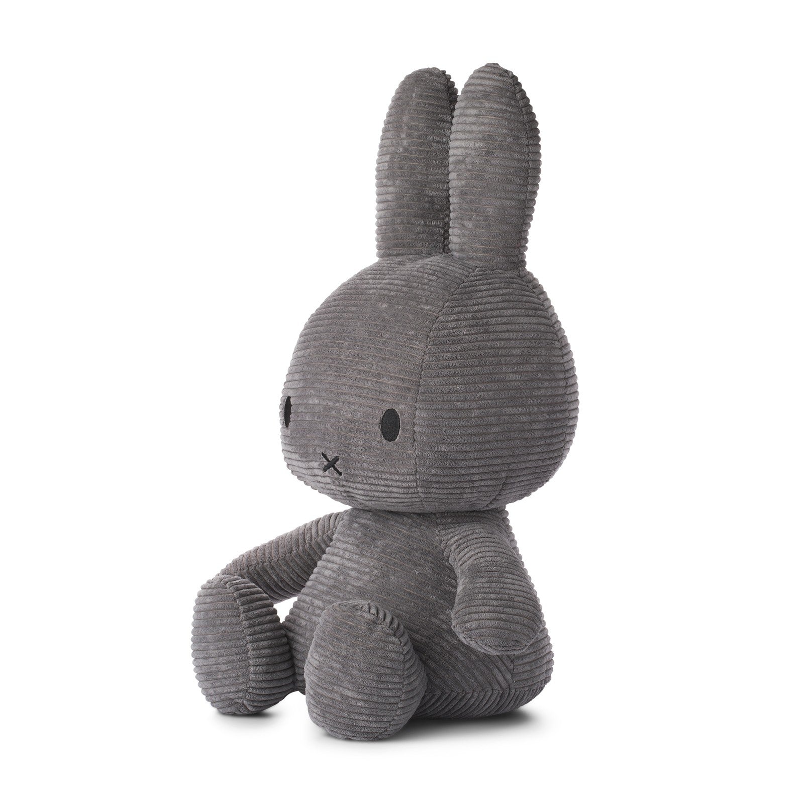 Miffy Sitting Corduroy Grey 50cm