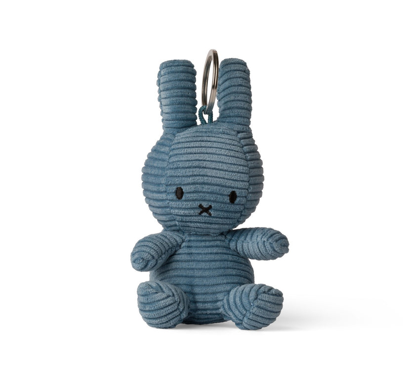 Miffy Keychain Corduroy Aviator Blue 10cm