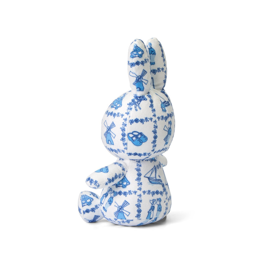 Miffy Sitting All-Over Delft Blue 23cm
