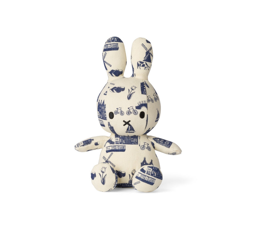 Miffy Sitting Dutch Denim 23cm