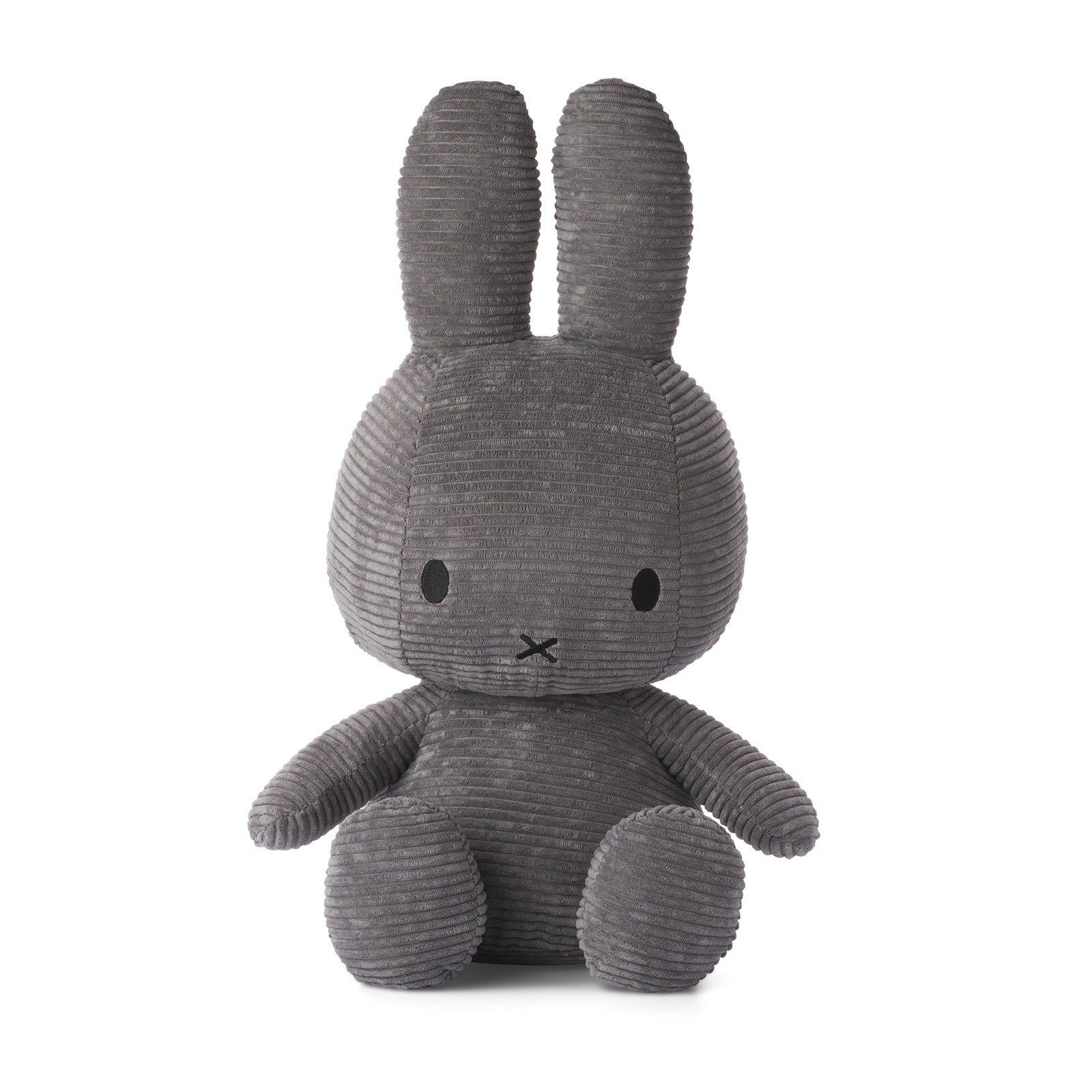 Miffy Sitting Corduroy Grey 50cm