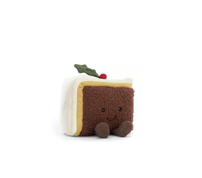 Jellycat Amuseable Slice Of Christmas Cake - H10cm
