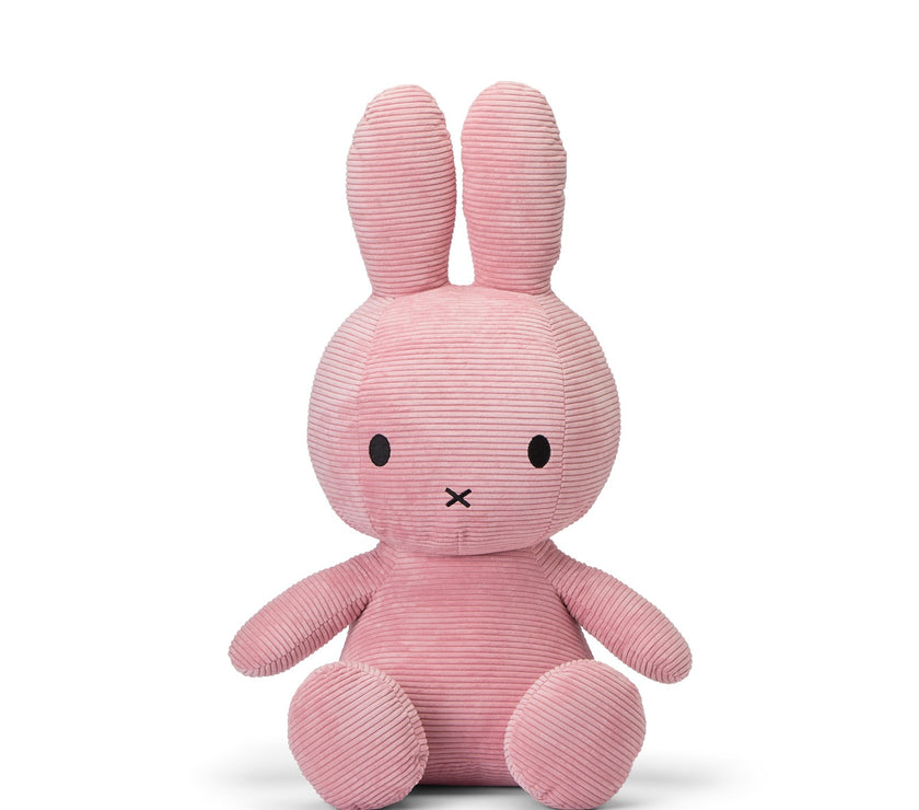 Miffy Sitting Corduroy Pink 70cm