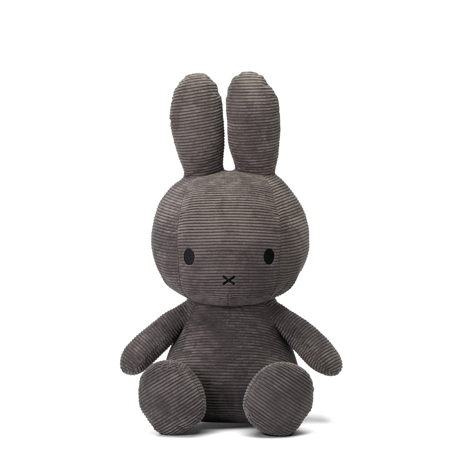 Miffy Sitting Corduroy Grey 70cm