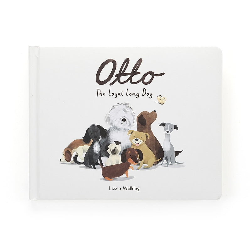 Jellycat Otto The Loyal Long Dog Book-1
