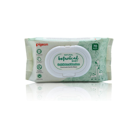 Pigeon Natural Botanical Plantmade Gentle Wipes 70 Sheets x5