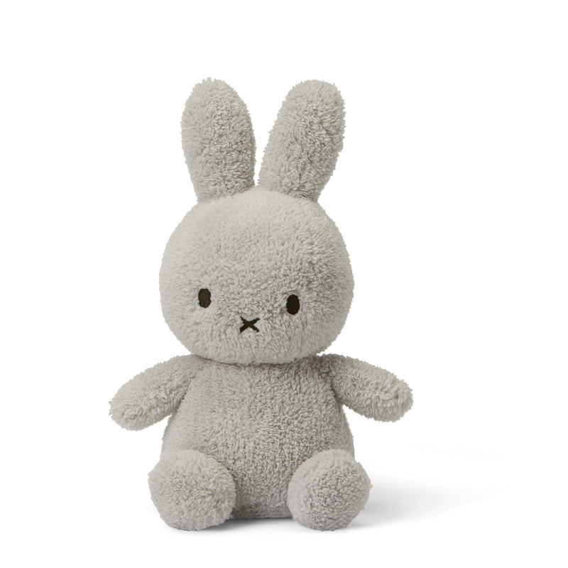 Miffy Sitting Terry Light Grey 23cm-1