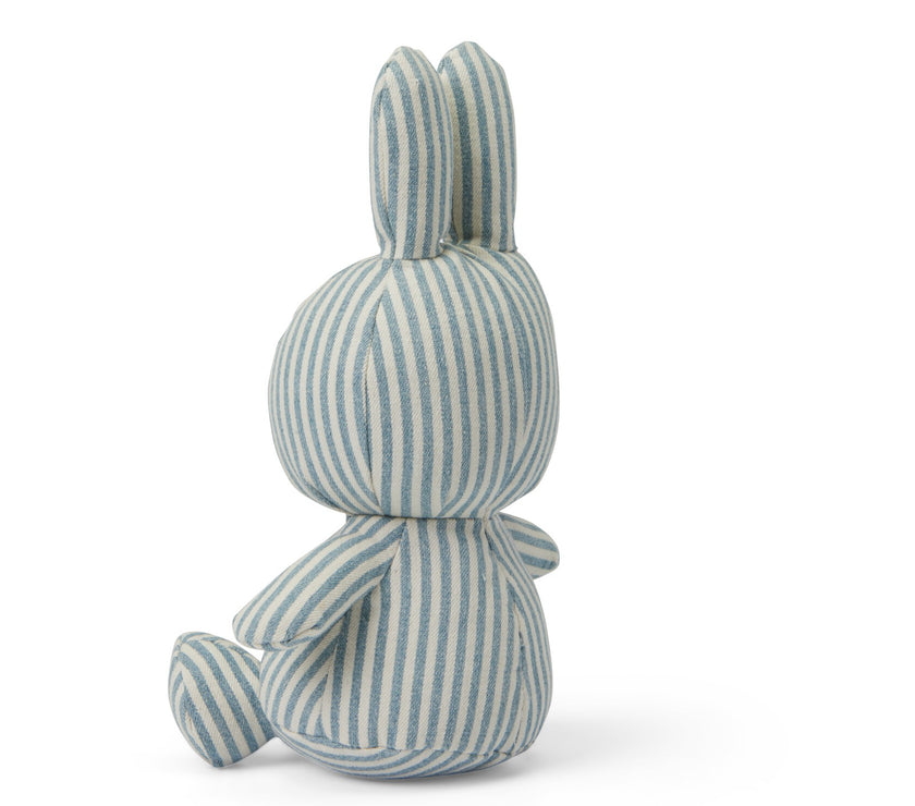 Miffy Sitting Denim Stripe 23cm