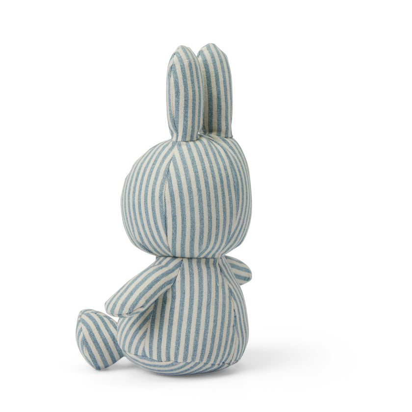 Miffy Sitting Denim Stripe 23cm