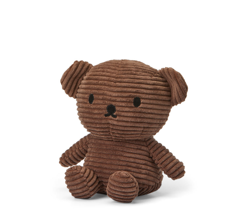Miffy Boris Bear Corduroy Brown 17cm