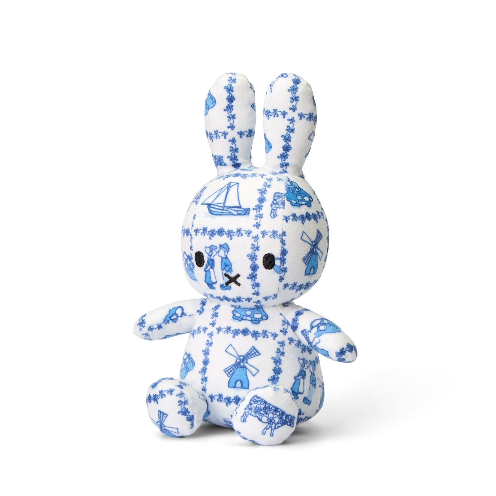 Miffy Sitting All-Over Delft Blue 23cm