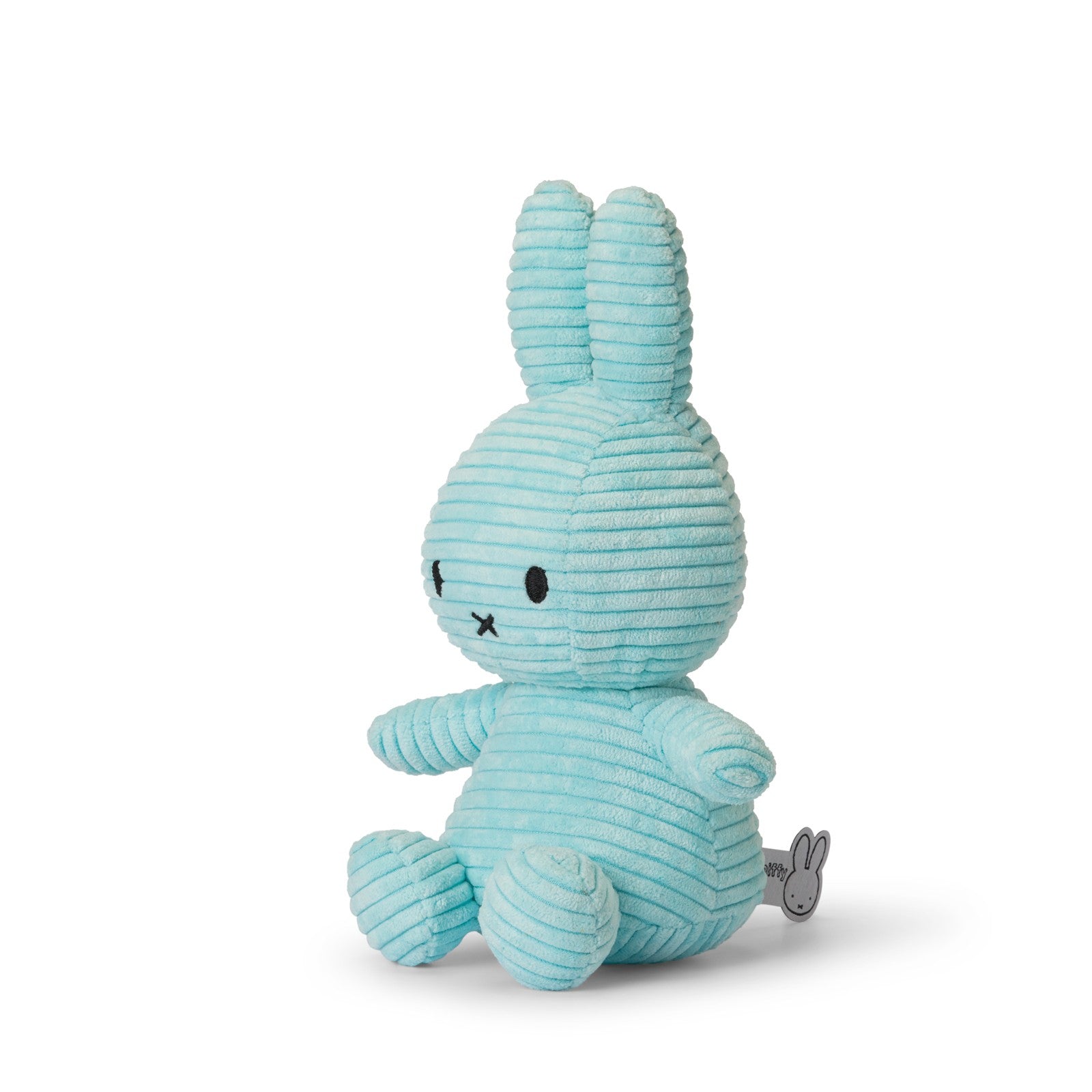 Miffy Sitting Corduroy Turquoise 23cm-2