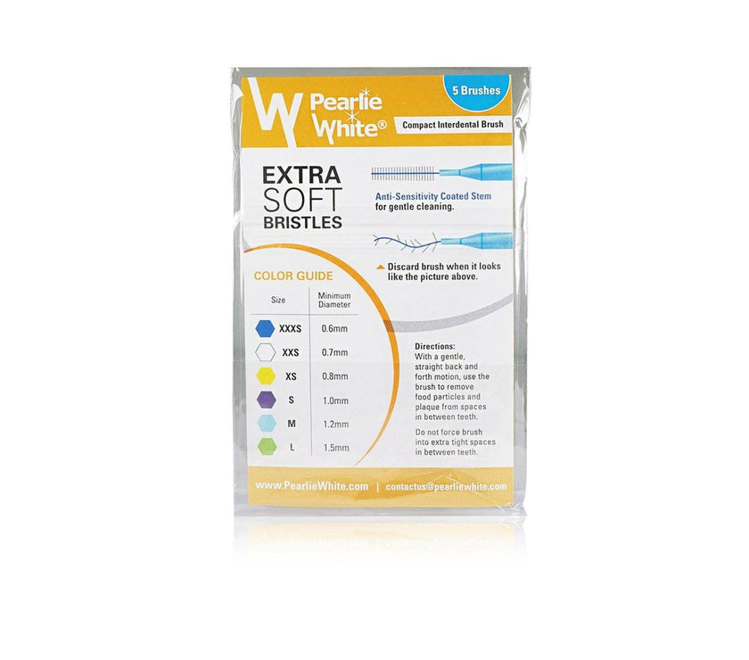 Compact Interdental Brush | Variety Kit - 5 Interdental Brushes with Travel Case | Little Baby.
