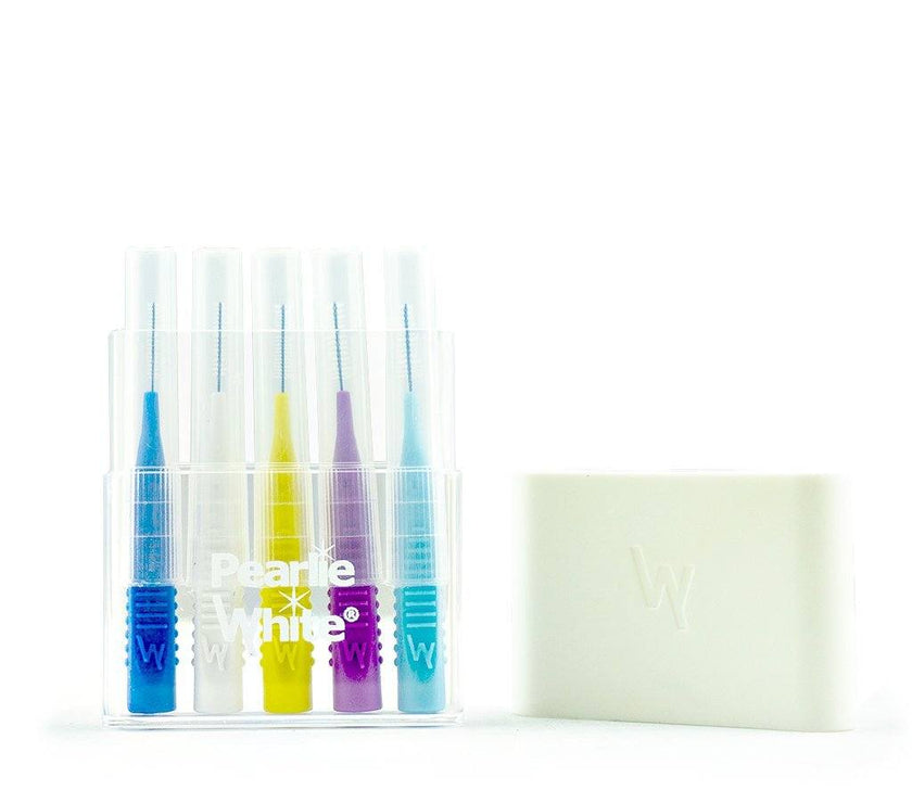 Compact Interdental Brush | Variety Kit - 5 Interdental Brushes with Travel Case | Little Baby.