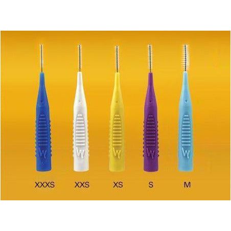 Compact Interdental Brush | Variety Kit - 5 Interdental Brushes with Travel Case | Little Baby.