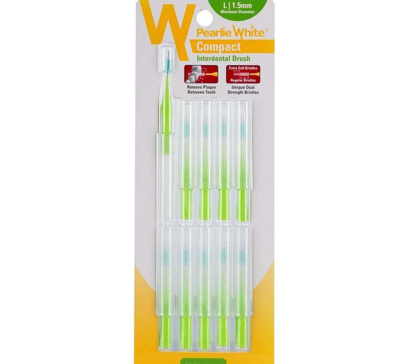 Compact Interdental Brushes | - Pack of 10s | Little Baby.