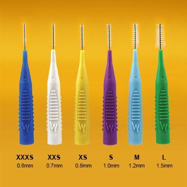 Compact Interdental Brushes | - Pack of 10s | Little Baby.