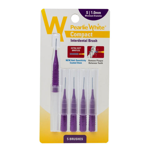 Compact Interdental Brushes | - Pack of 5s | Little Baby.