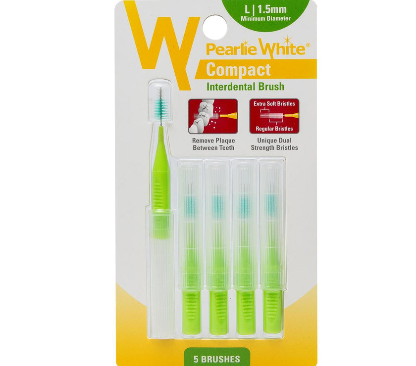 Compact Interdental Brushes | - Pack of 5s | Little Baby.