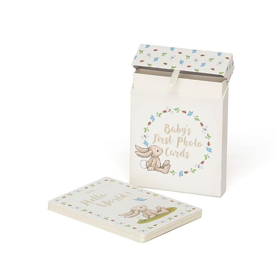JellyCat Bashful Bunny Milestone Cards | Little Baby.