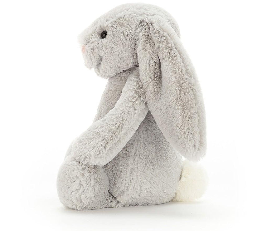 JellyCat Bashful Silver Bunny - Medium H31cm | Little Baby.