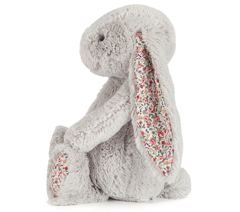 JellyCat Blossom Silver Bunny - Medium H31cm | Little Baby.