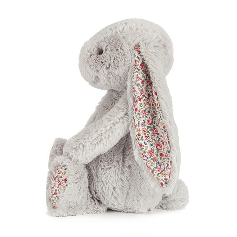 JellyCat Blossom Silver Bunny - Medium H31cm | Little Baby.