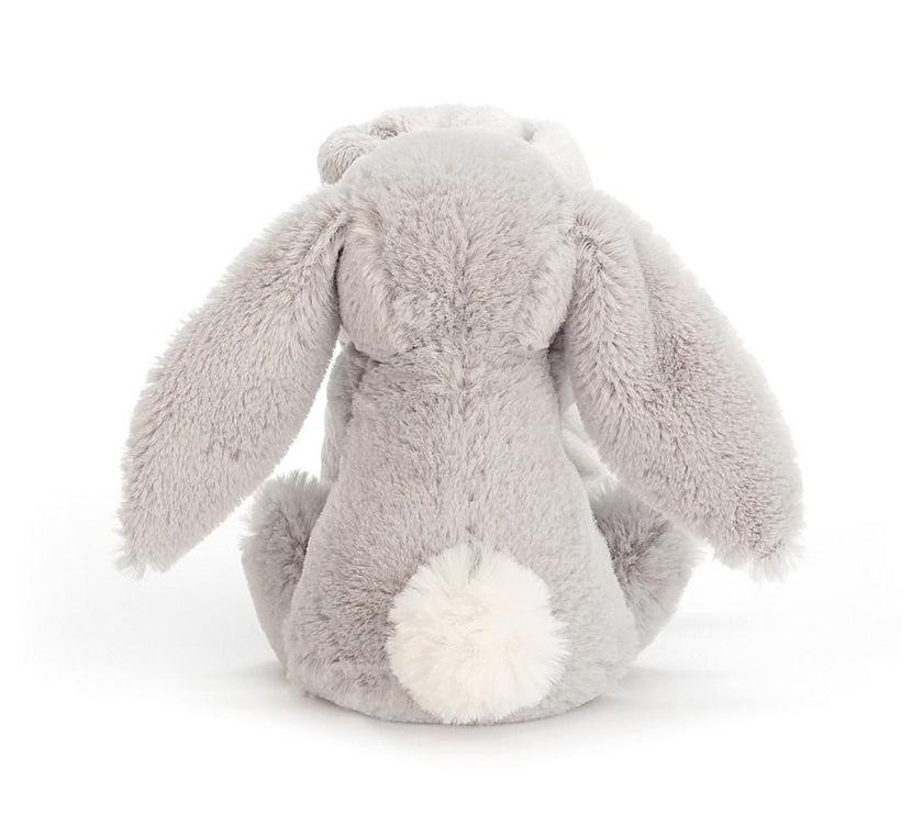 JellyCat Blossom Silver Bunny Soother | Little Baby.