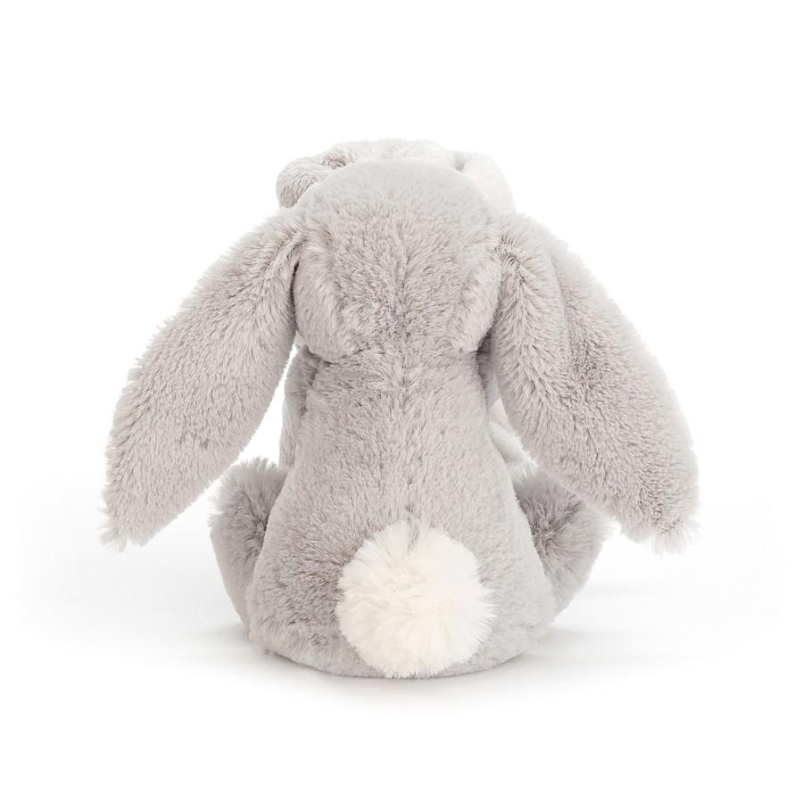JellyCat Blossom Silver Bunny Soother | Little Baby.