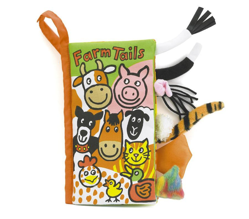 JellyCat Farm Tails Book | Little Baby.