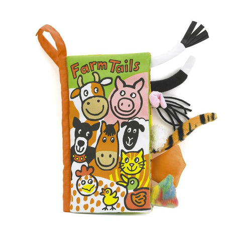 JellyCat Farm Tails Book | Little Baby.