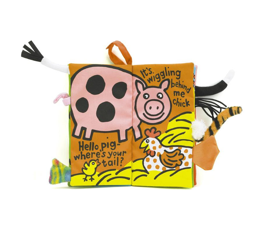 JellyCat Farm Tails Book | Little Baby.
