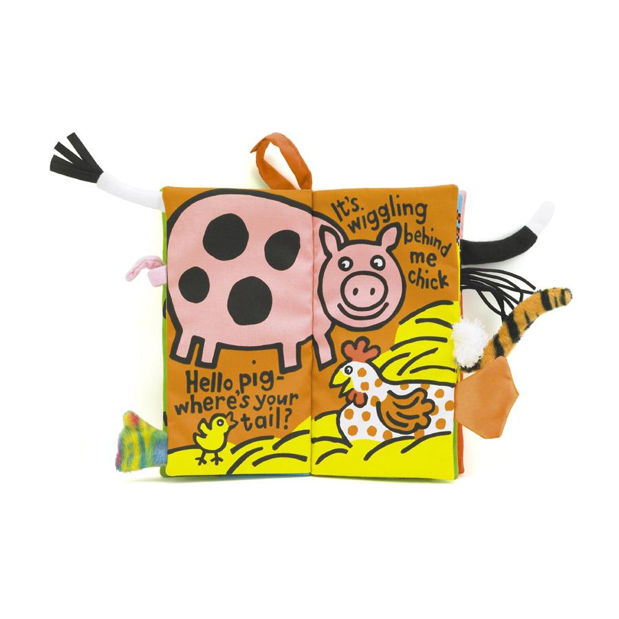 JellyCat Farm Tails Book | Little Baby.